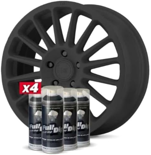 FULL DIP - Packs Llantas Medianas (DE 17 A 19) Colores SOLIDOS (Gris Oscuro) - 400 ml. Unidad