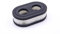 vhbw Papier-Luftfilter Ersatzfilter 11,1 x 6,7 x 3,4cm schwarz, weiß kompatibel mit Rasenmäher Briggs & Stratton 625EX, 625EXi, 675EX, 675EXi, 725EX, 725EXi