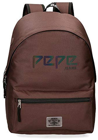 Pepe Jeans, Mochila, 42 cm, 22.79 Liters, Marrón