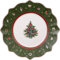 Villeroy & Boch Toy's Delight Lot de 6 assiettes à petit-déjeuner, 24 cm, vaisselle de Noël, assiettes à biscuits et à biscuits pour Noël, en porcelaine de qualité supérieure, vertes