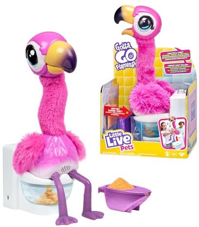 Little Live LPG0000 Flamingo The Poop, Flamant Rose