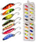 THKFISH 20pièces Cuillère à Truite Clignotants Pêche Leurres Cuillères Léger Poids Leurre à Truite Set Trout Spoons