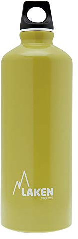 Laken Futura Gourde en aluminium à ouverture étroite avec bouchon à visser avec dragonne 0,75 l, kaki