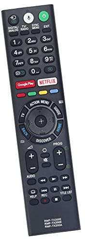 ALLIMITY Sostituzione del Telecomando per Sony 4K Bravia TV RMF-TX300E RMF-TX200E RMF-TX201E RMF-TX200A