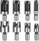 8 Pcs Wood Plug Cutter Set, Standard Wood Dowel Holes Plugs Cutters, Carbon Steel Claw & Tapered Shank Drill Bits Set, Cork Drill Hole Saw Tool HSS Tenon Drill Bits Cutter - 6mm/10mm/13mm/16mm