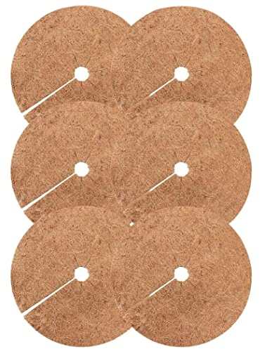 apofly Mulch Ring Protector Matte, Baumscheiben Matten Baum Scheibe Pflanze Abdeckung Unkraut Kontrolle Ringabdeckung Für Topfpflanzen 6 Stücke 30 cm