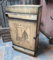 BARSCHRANK FRACHTKISTE Jack The Ripper Gin KISTE Vintage MINIBAR BAR Holz 74cm H, Weiß, EP-100