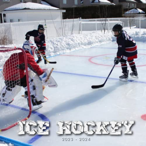 Ice Hockey 2023 Calendar: Ice Hockey Hockey Team SPORT Calendar 2023-2024 – 18 months – BIG SIZE 17x11. Planner for all fans kids boys. Kalendar calendario calendrier.9