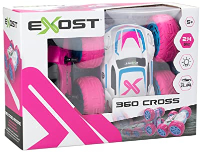 Rocco Giocattoli 20260 Eine noch leistungsfähigere Version des zeitlosen Cross Behandelt jedes Hindernis um 360° Mit wirklich leuchtenden LED-Scheinwerfern, Rosa