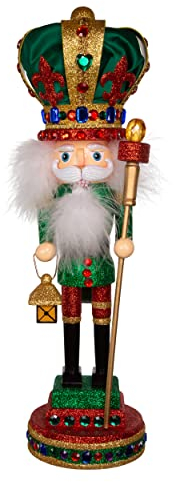 Kurt Adler Hollywood Mardi Gras King Cascanueces de 40,64 cm