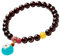 RAZZUM Feng Shui Armband Natürlicher Edelstein Armband Granat Kristall Armband Glücksbringer Armband for Frauen Geburtsstein Armband Reiki Kristall Gewinnen Reichtum Wohlstand Zinnober