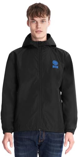 Inter - Giacca Impermeabile, Collezione Esclusiva Rain, Unisex-Adulto, Adatta per Tutte le Stagioni e Occasioni, Prodotto Ufficiale