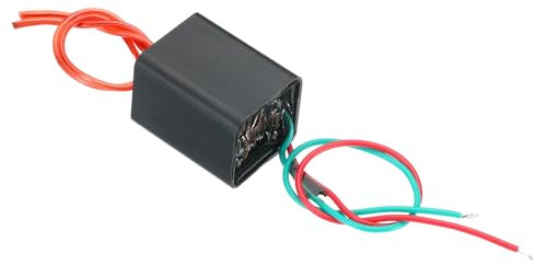 PATIKIL Generatore ad Alta Tensione, Modulo Alimentazione Step-up Boosting DC 3-6V 20KV Trasformatore di Tensione ad Arco per Esperimenti Scientifici, Nero