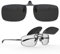 Goiteia Polarisierte Sonnenbrille zum Aufklipsen für Männer und Frauen, superdunkle Gläser für mehr Sonnenlichtschutz, einfaches Aufsetzen und Abnehmen mit einer Hand