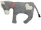 Efie Bio-Kuschelkissen Esel – GOTS-zertifiziertes Spiel- & Ruhekissen aus Bio-Baumwolle (KBA), Füllung aus Schafschurwolle (kbT) – Made in Germany