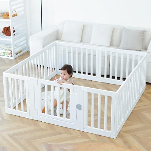 Gupamiga Parque Infantil Bebe 150 x 145 cm, Corralito para Niños y Niñas, Parque de Juegos para Bebe PLP-WL071-11