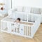 Gupamiga Laufstall Baby Laufgitter Baby Sicherheits-Aktivitätszentrum für drinnen oder draußen 150×145 cm PLP-WL071-11