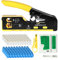 Topsky Kit de pinces à sertir RJ45 pour fiches réseau CAT5/CAT6/CAT7