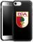 Holz Case kompatibel mit Apple iPhone SE (2020) Walnuss Handyhülle Echtholz Hülle FC Augsburg Wappen FCA