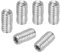 PATIKIL 100 Stück Madenschrauben Schrauben Set, M2,5x5mm Sechskant Grubenschraube 304 Edelstahl Innensechskant Gewindestifte für Halterung Türklinken Wasserhahn Leuchtenreparatur