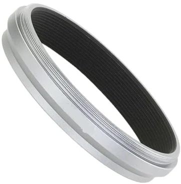 Objektivfilter-Adapterring, for Fujifilm for Fuji X70 X100 X100S X100T X100F Kamera passend for 49 mm UV CPL ND Filter Silber