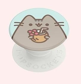 PopSockets: PopGrip mit austauschbarer Oberseite für Handys und Tablets - Tiki Time Pusheen