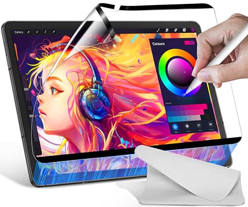 manlian Magnetischer Paper Schutzfolie für Samsung Galaxy Tab S10 Lite/S10 FE/S9 FE 10.9 Zoll, S11/S9/S8/S7 11 Zoll, wie auf Paper Schreiben/Zeichnen, Abnehmbar und wiederverwendbar.