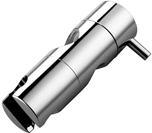 Duschbrause Halterung, 360° drehbar Verstellbar Duschhalterung, Universal Duschkopfhalterung Ohne Bohren, Handbrause Halter für Gleitstange drehbar (22 mm)