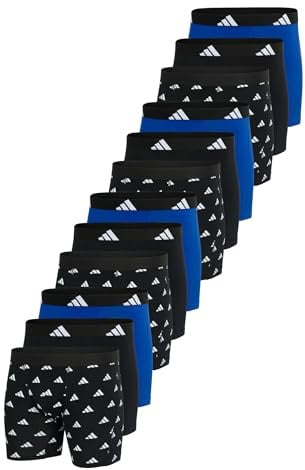 adidas Basic Boxer Brief Men Herren Unterhose Shorts Unterwäsche 12er Pack, Farbe:Multi, Bekleidungsgröße:XXL