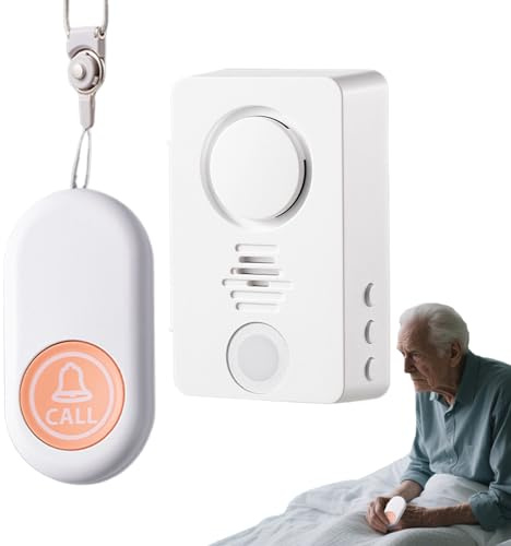 Alarmas de Cama para Personas Mayores,Timbre Inalámbrico De Alerta para Residencias | Resistente al Agua para Vigilancia Nocturna de Adultos Mayores Niños Enuresis Cuidadores Pacientes con Trastornos