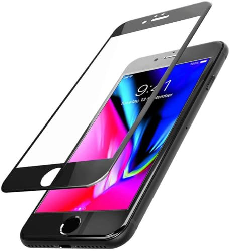 Screen Protector for iPhone 8 Plus 5.5-Inch - 3D Full Coverage Tempered Glass Film with Easy Installation Tool, Case-Friendly, HD Clear