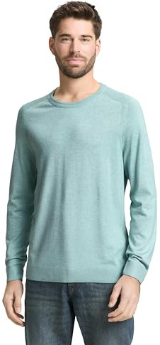 TOM TAILOR Herren Soft Strickpullover mit Rundhalsausschnitt