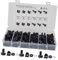 JEWEDECO 1 set Cage Nuts and Mounting Screws Rack Screw Kit for Easy Installation and Versatile Use Cabinets and Gaming Cases