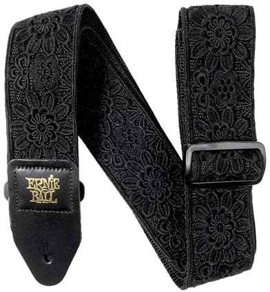 Ernie Ball Jacquard Guitar Strap/Bass Strap - Daisy After Dark