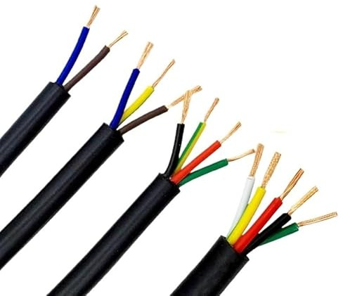RVV PVC-ummanteltes Kabel, 5 m Rolle, 2-16 Adern, 20-26 AWG, for Sicherheitssysteminstrumentierung(26AWG,8 cores)
