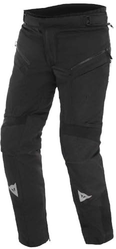Dainese Gullfoss D-Dry wasserdichte Motorrad Textilhose, schwarz/schwarz, 58