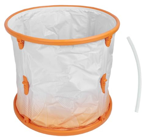 Baignoire pliable portable en PVC renforcé, baignoire sur pied pour adultes et bébés, salle de bain familiale de 70 cm (Orange)
