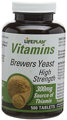 Lifeplan 300 mg High Strength Brewers Yeast - Pack of 500 Tablets