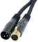 Monoprice 6 Feet Premier Series XLR Male To XLR Female 16AWG Cable (Gold Plated) Microphone and Interconnect-104751, Black