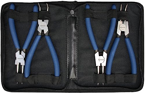 SW-Stahl set seeger pinze 4 pezzi, lunghezza 150 mm, 41405l