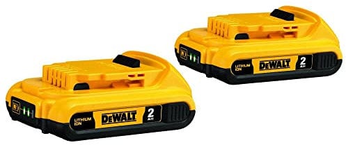 DeWalt DEWALT DCB203-2 20V Max Compact XR Li-Ion Compact Battery, 2-Pack