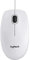 Logitech B100 Ratón con Cable, 3 Botones, Seguimiento Óptico, Ambidiestro, PC/Mac/Portátil/Chromebook - Blanco