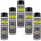 5 x 500 ml Spray Profi Unterbodenschutz schwarz überlackierbar
