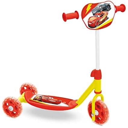 Mondo Toys - My First Scooter CARS Scooter Baby 3 Räder mit Tragetasche für Kinder ab 2 Jahren - 18005