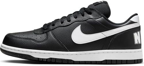 NIKE Herren Big Low Basketballschuhe, Black/White, 40.5 EU