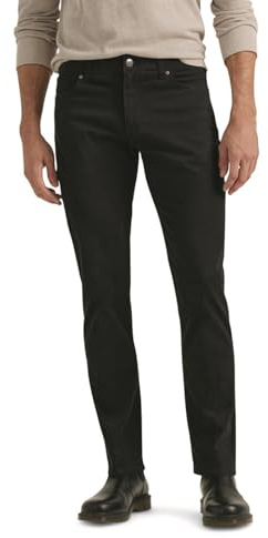 Lee Herren Extreme Motion Straight Taper Jeans, Schwarz, 33W / 30L