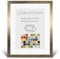 RahmenMax Morena Holz Werkstoff Bilderrahmen 58,8 x 83,6 cm modernes sehr eckiges Profil 83,6 x 58,8 cm Grosse Farbauswahl jetzt: Bronze Dekor mit Kunstglas Antireflex 1 mm
