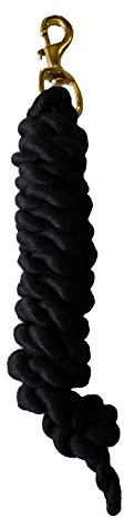 Rhinegold Einfarbiges Seil, Schwarz