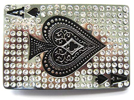 Urban Backwoods Ace of Spades V Gürtelschnalle für Wechselgürtel Buckle