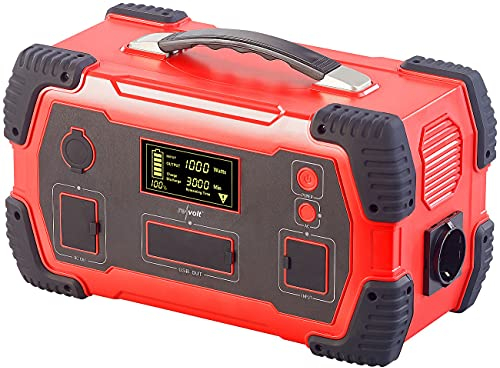revolt Powerstation & Solar-Generator mit 800 Wh, 230 V, 12 V, 1.000 W